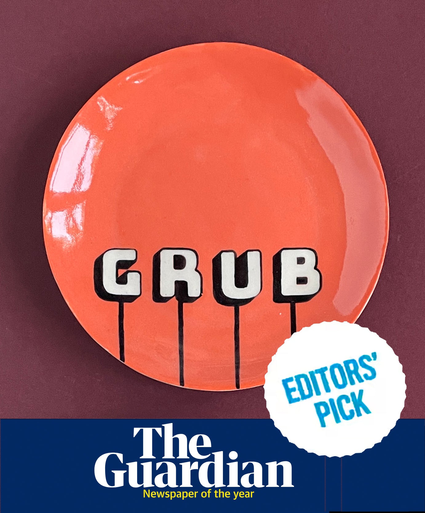 Grub Plate and Guardian Editor's gift
