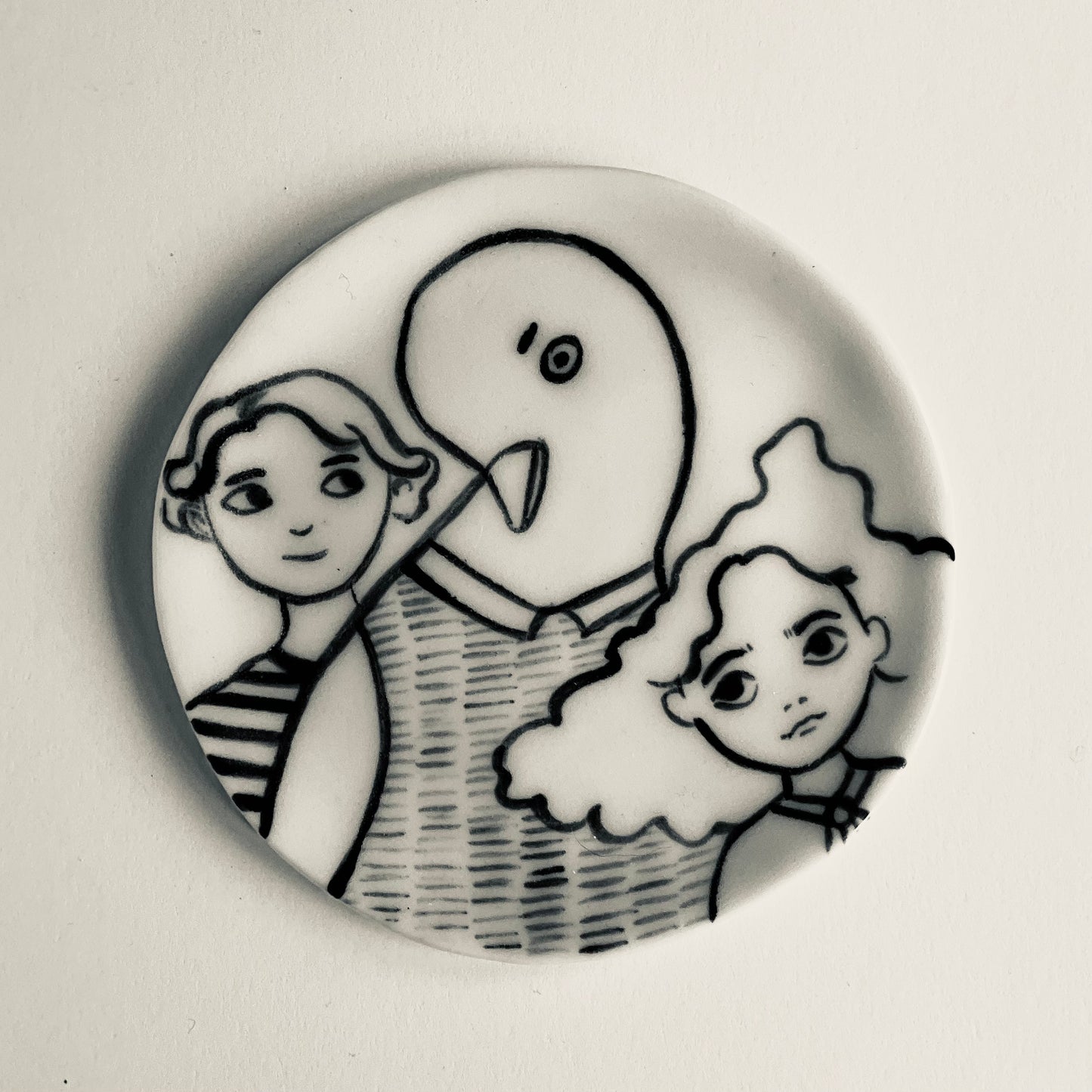 Pigeon Guardian plate