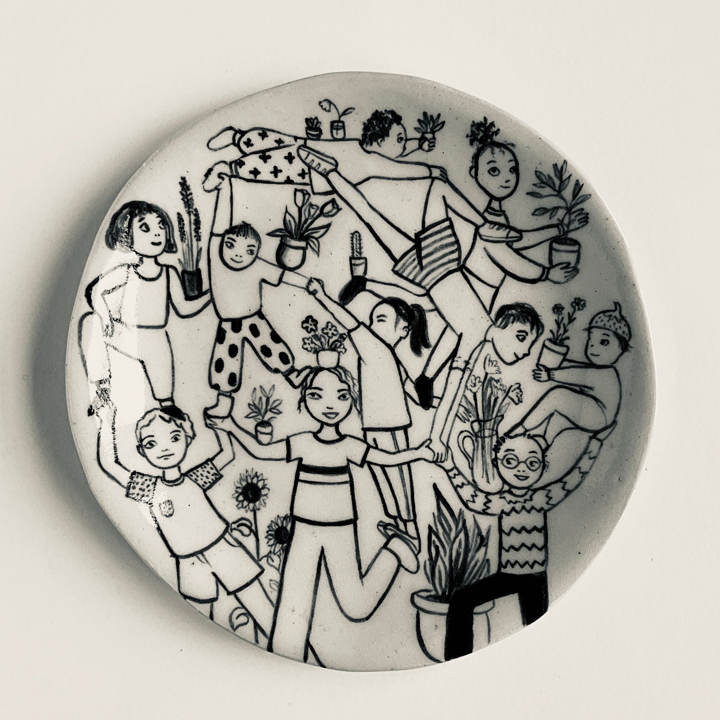 Save the Plants plate