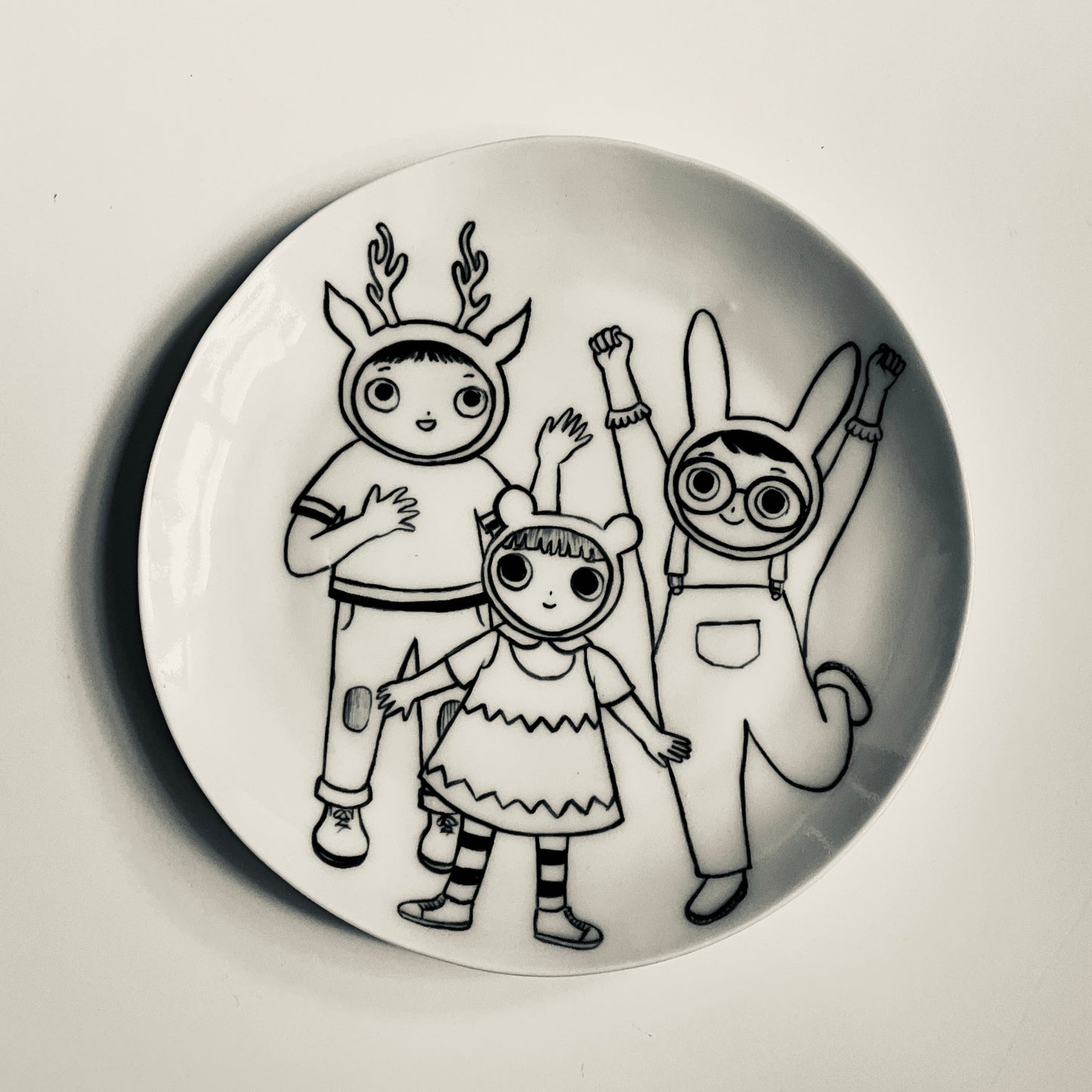 Three Friends Plate