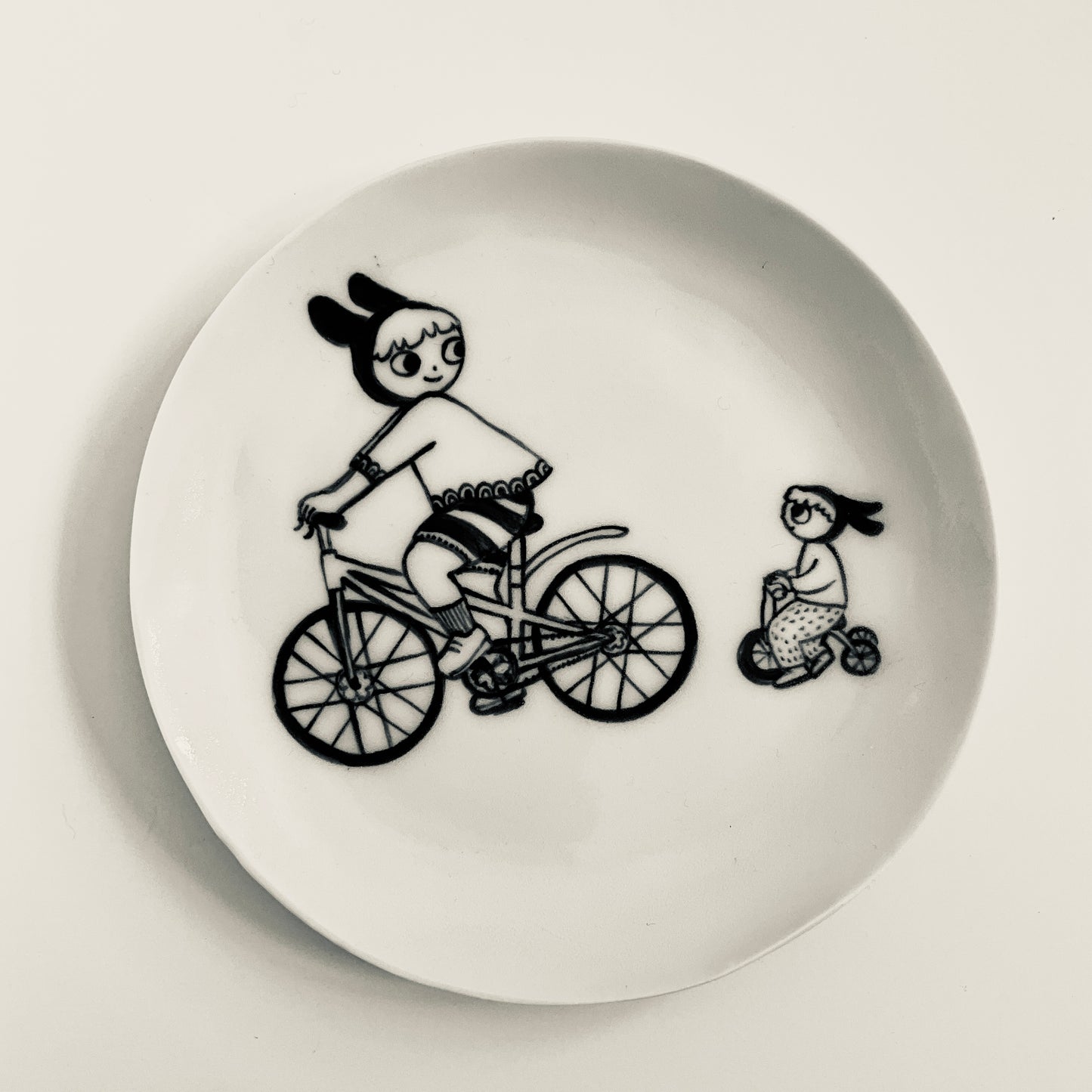 Bicycle Bunnies plate