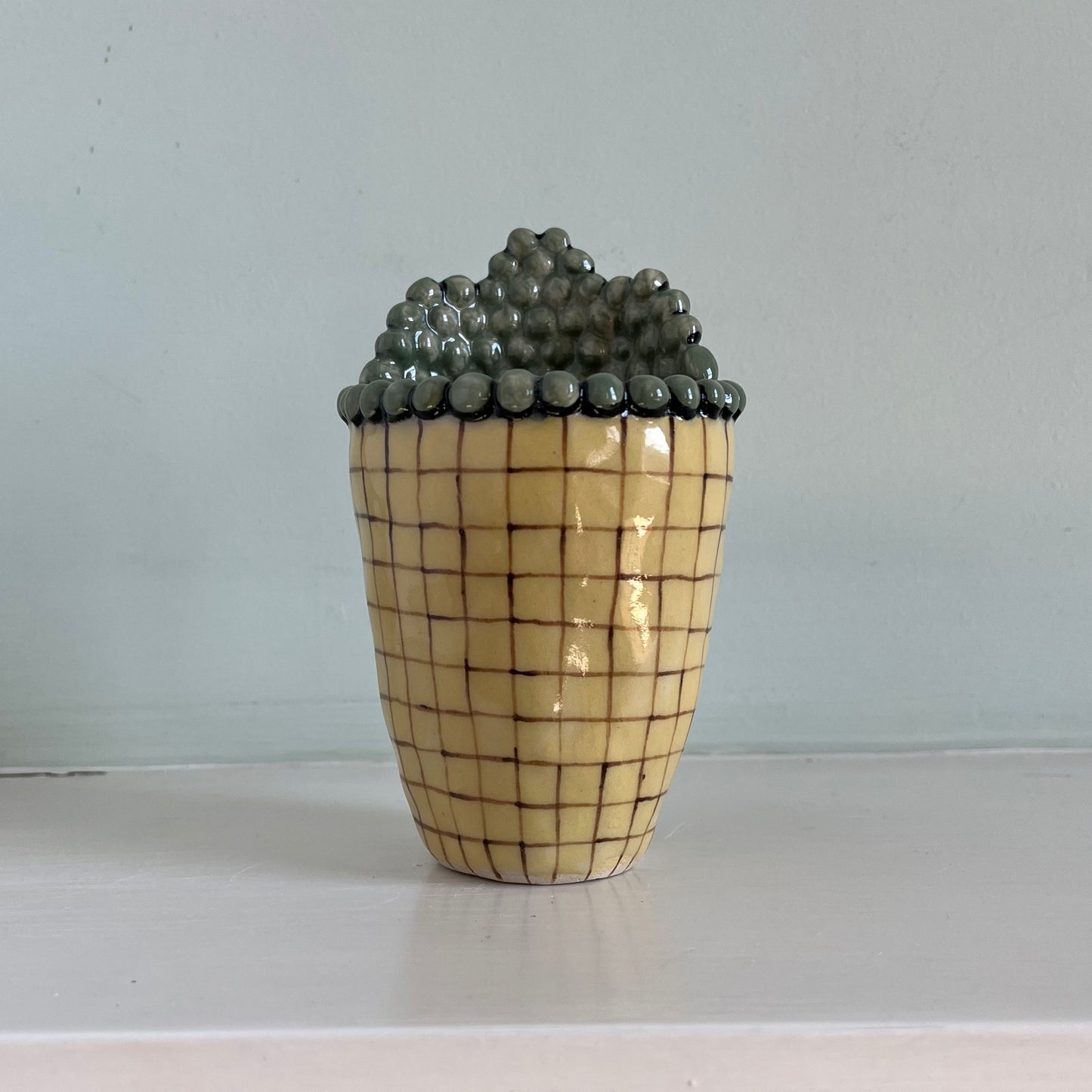 Crown of Green Peas Head Pot