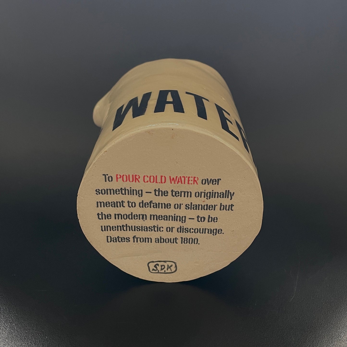 To Pour Cold Water Jug