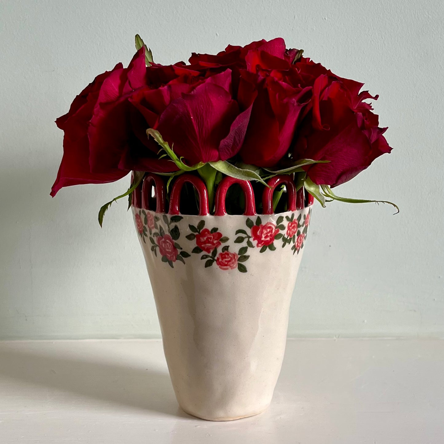 Roses Head Pot