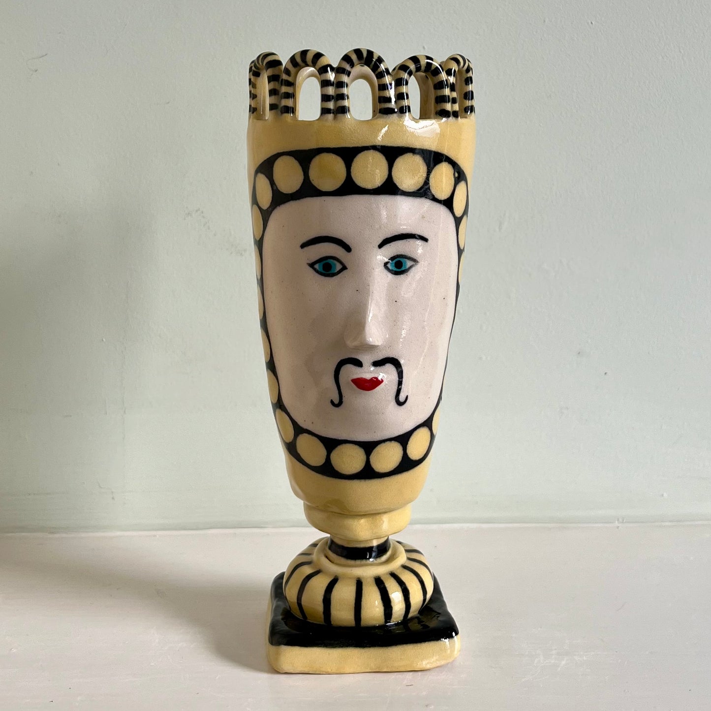 Honeydew Yellow Tall Man with Black Spots