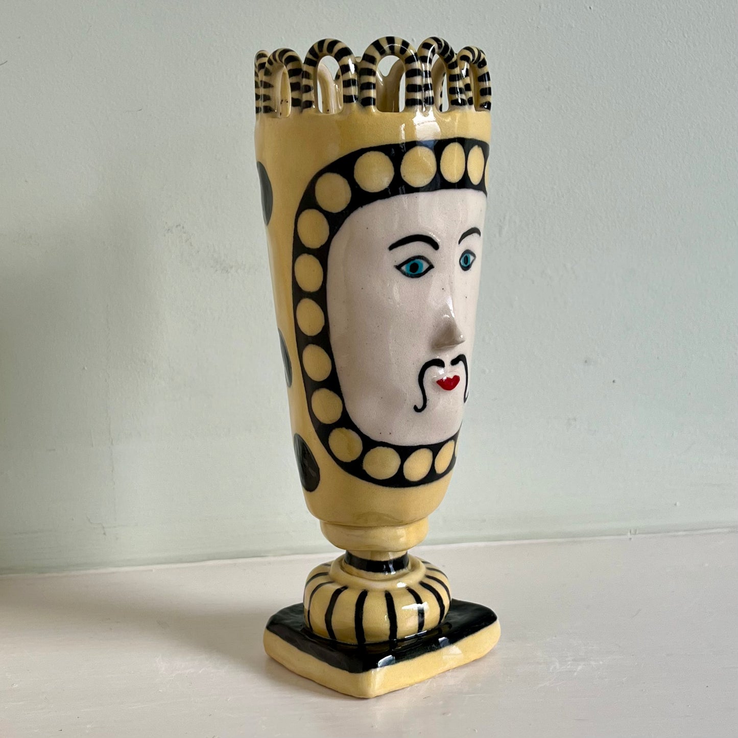 Honeydew Yellow Tall Man with Black Spots