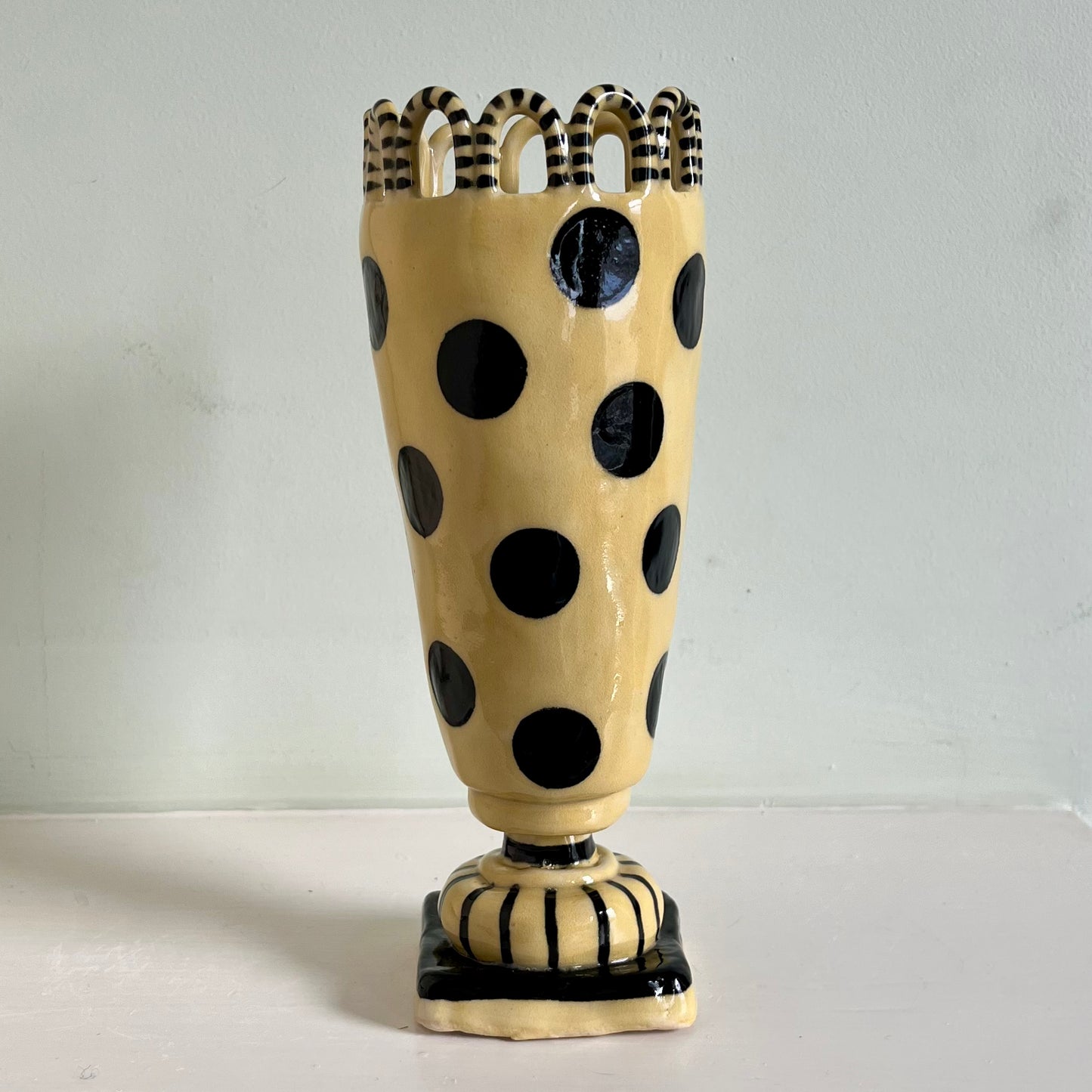 Honeydew Yellow Tall Man with Black Spots