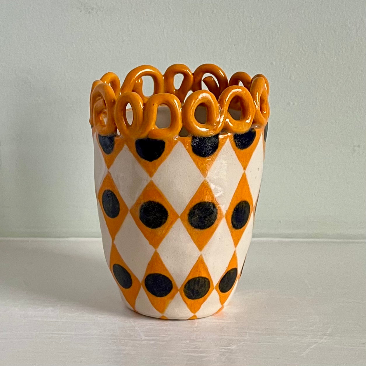 Orange and Blue Harlequin Spot Lady