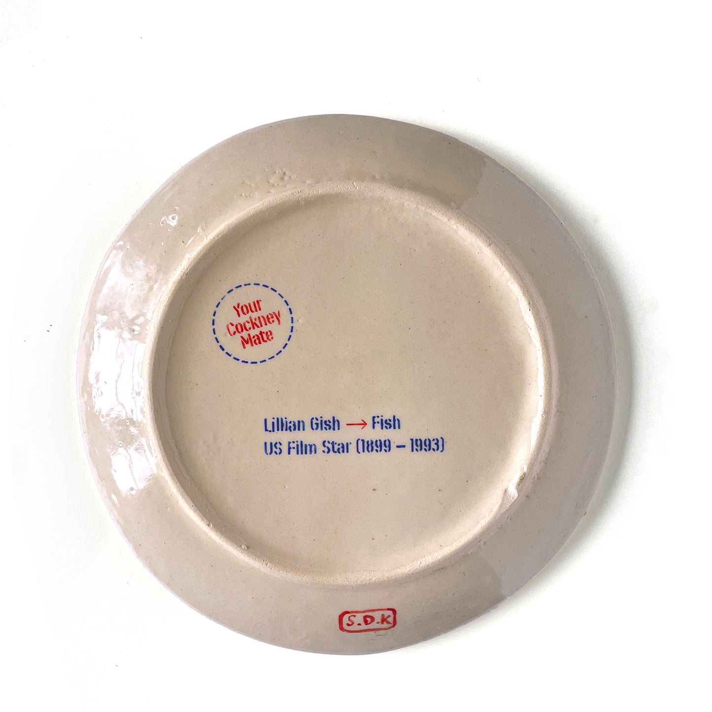 Nice Bit of Lillian Gish – Fish Plate reverse