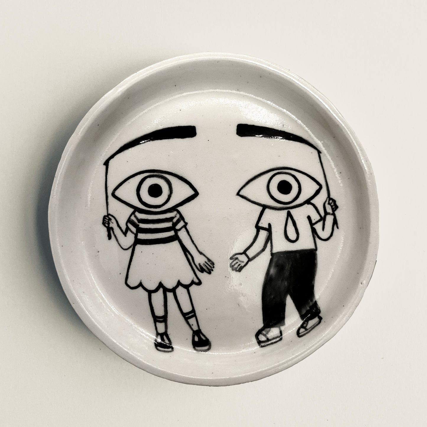 Friends dressed as Eyes Having a Cry
