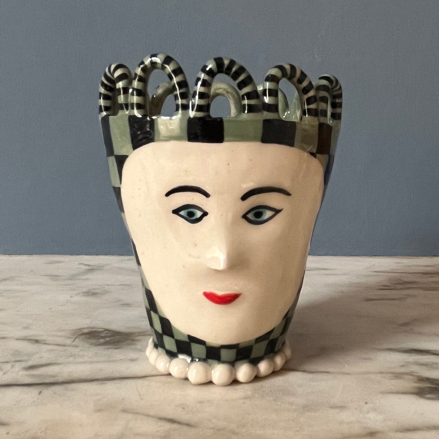 Green and Black Chequered Lady
