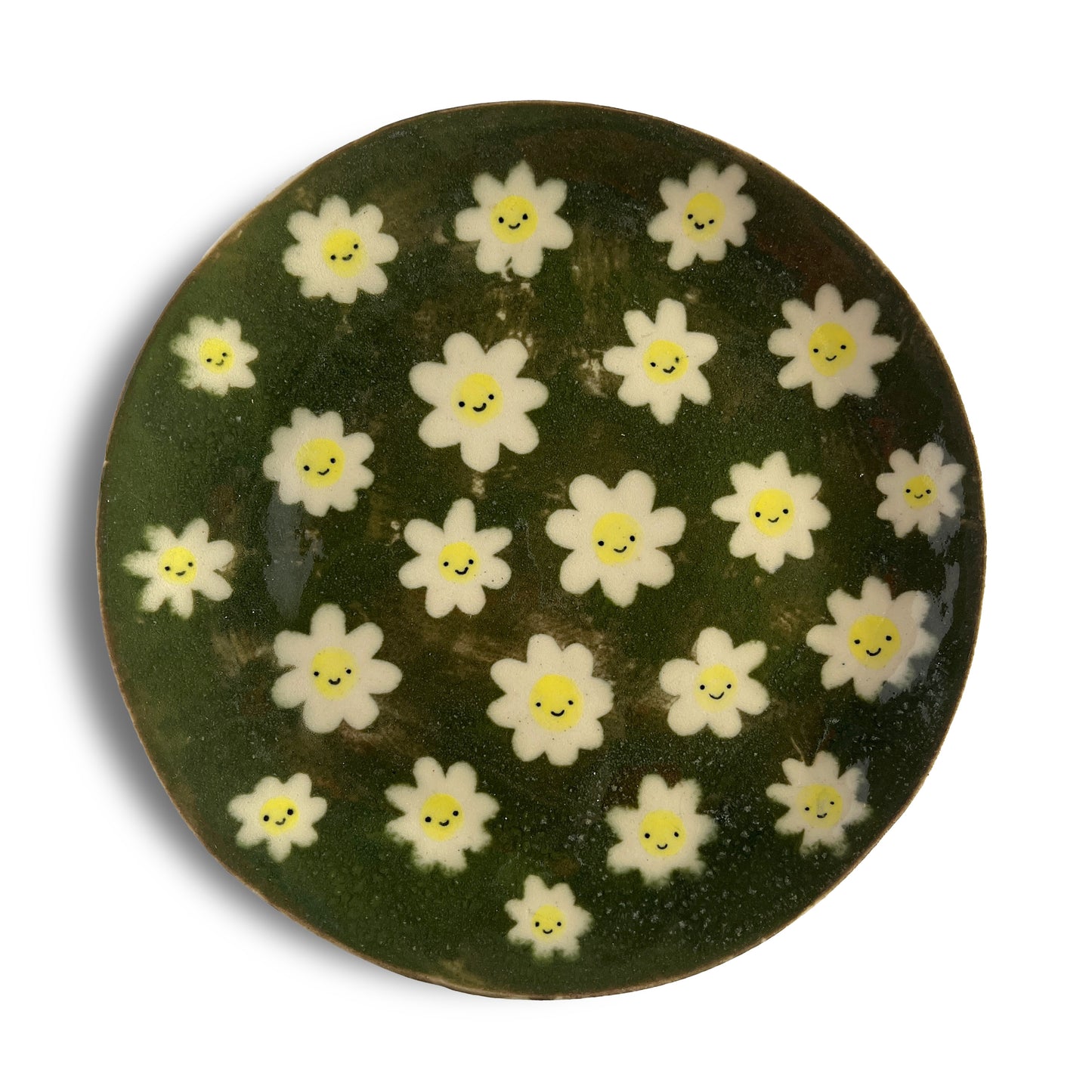 Happy Daisies in a Muddy Field plate