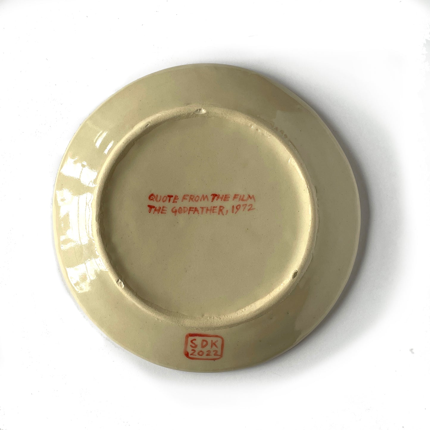 The Godfather – 'Leave The Gun Take The Cannoli' Plate