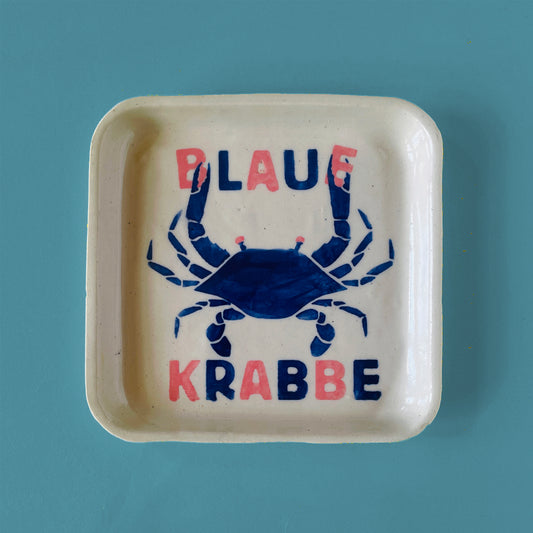 Blaue Krabbe Euro Dish 🇩🇪