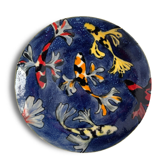 'Bubbly Deep Blue Pond'