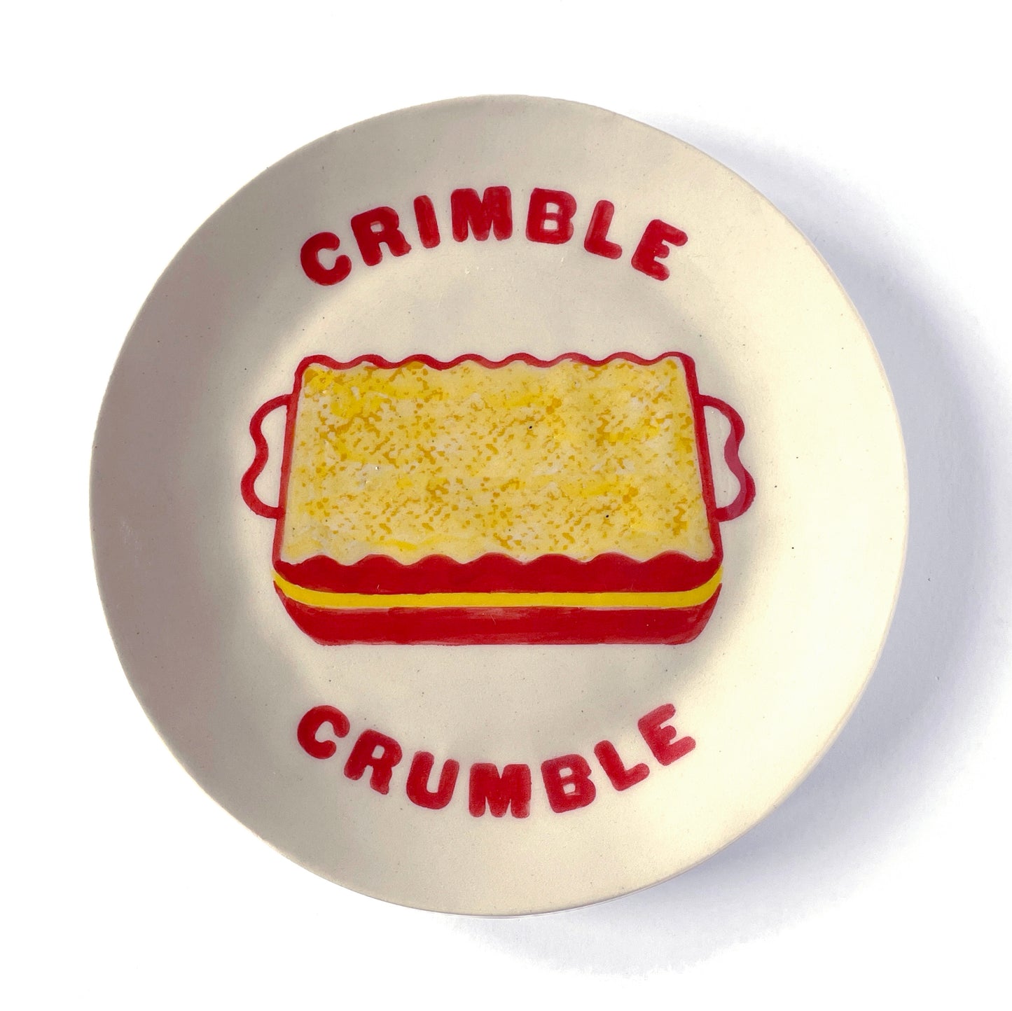 Friday Night Dinner – 'Crimble Crumble' Plate