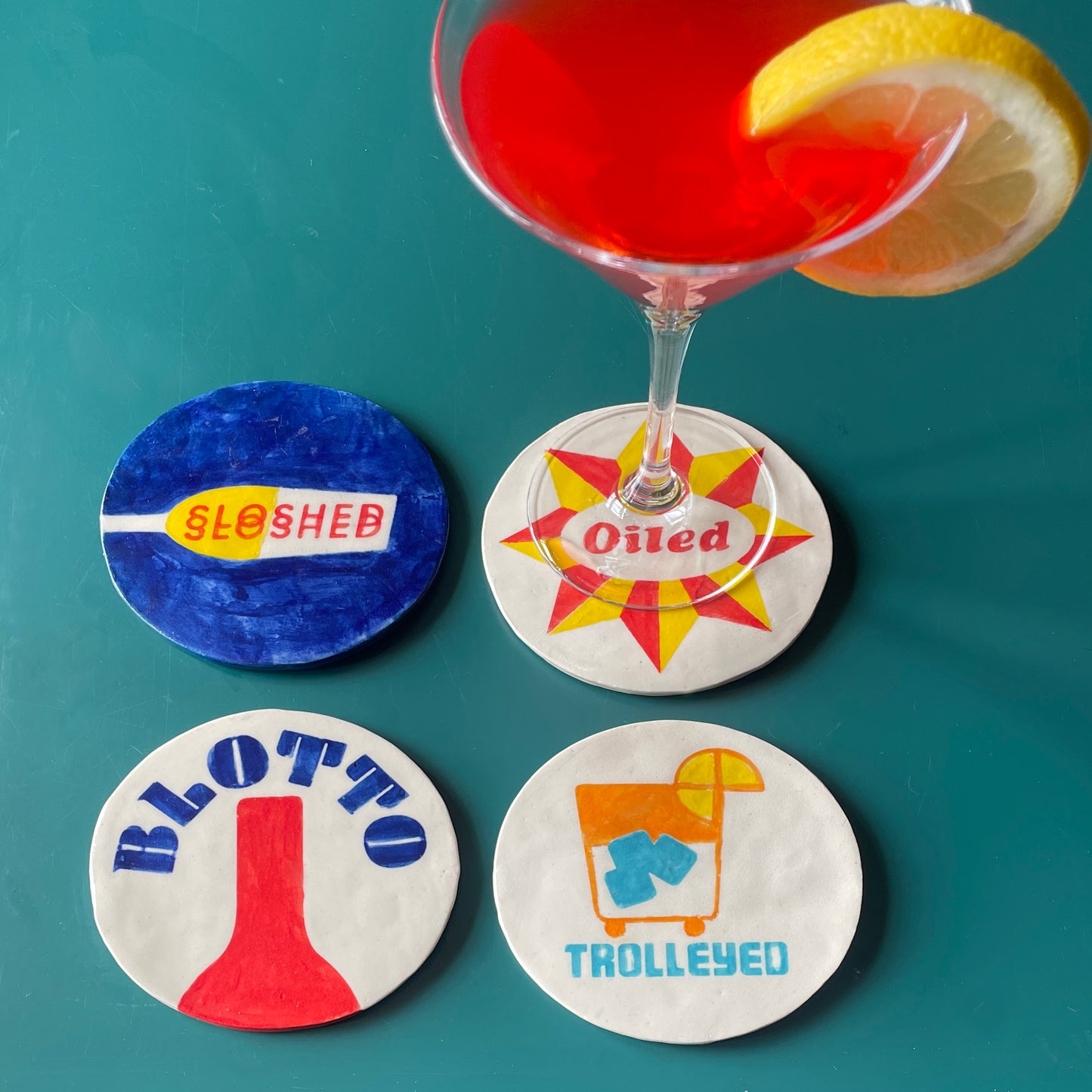 'Blotto' Drinks Coaster