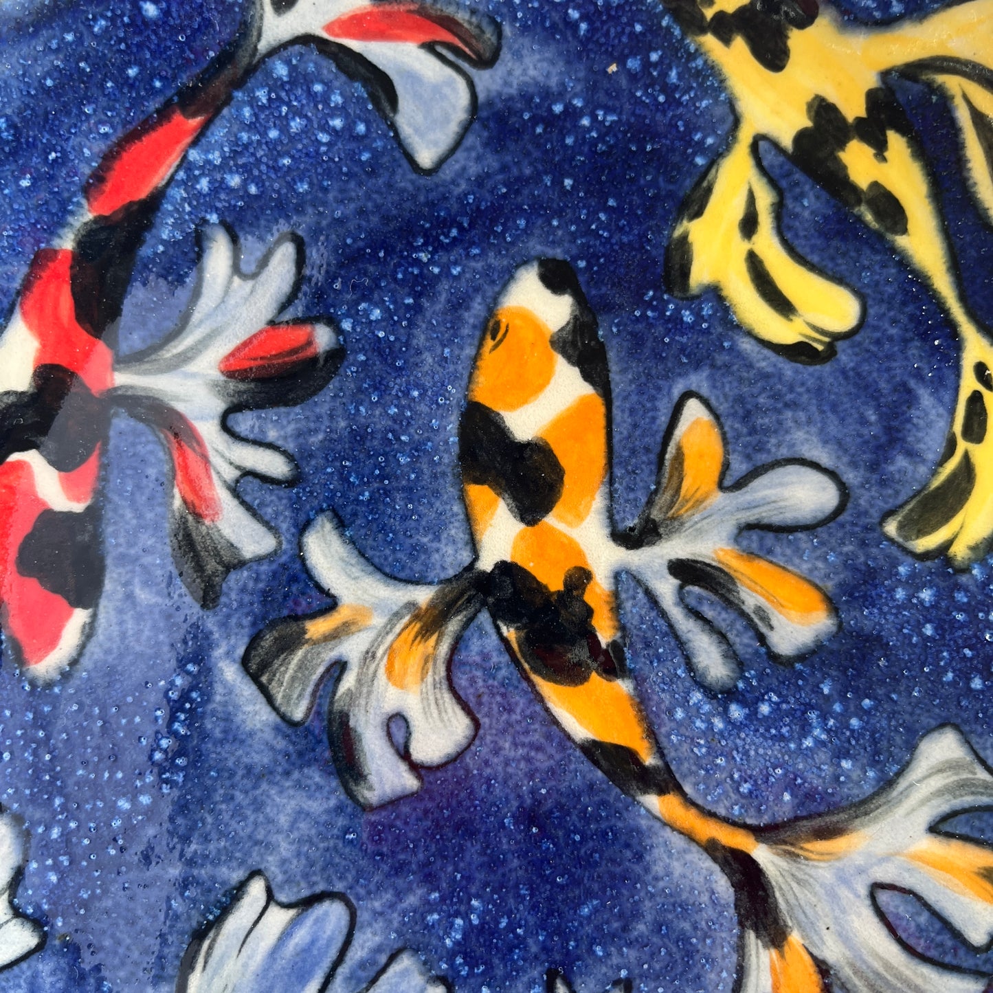 'Bubbly Deep Blue Pond'