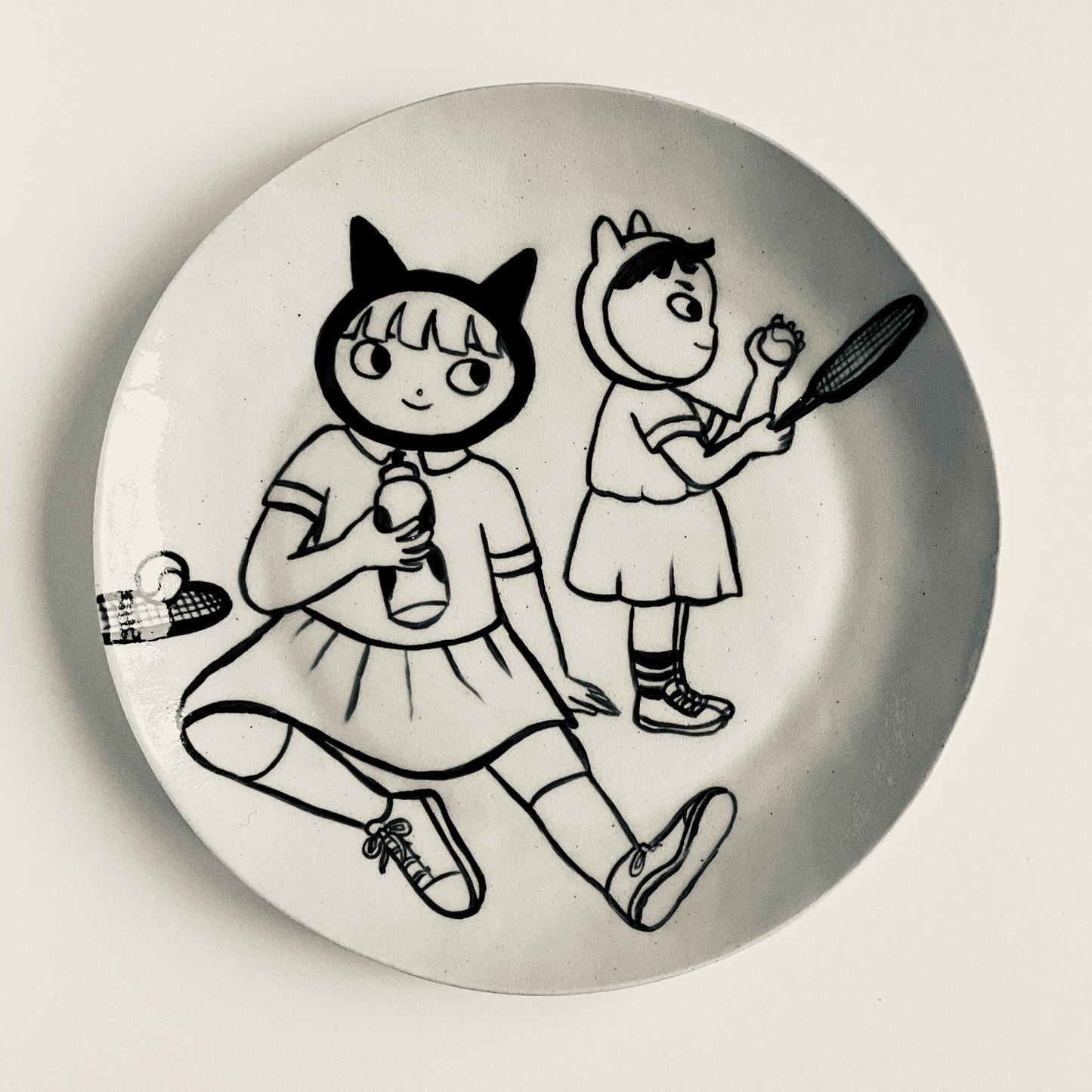 Tennis Friends plate