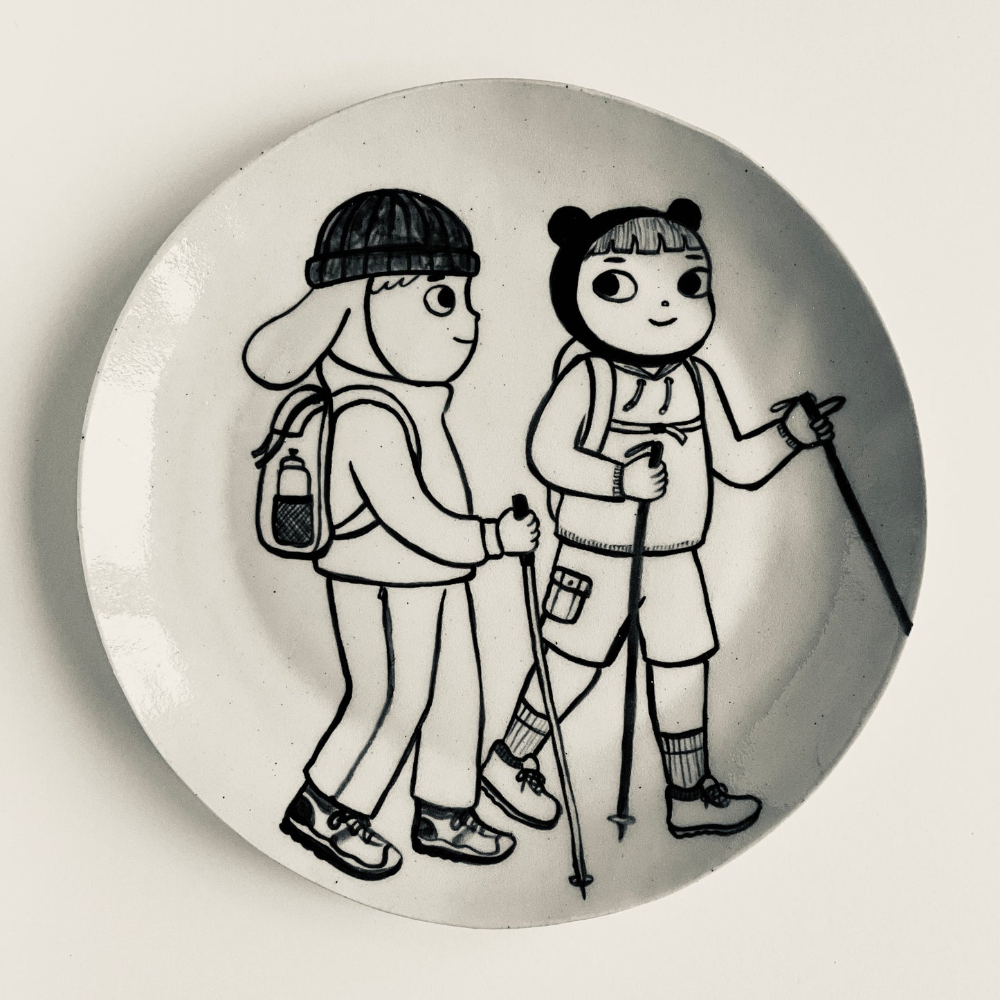 Happy Hikers plate