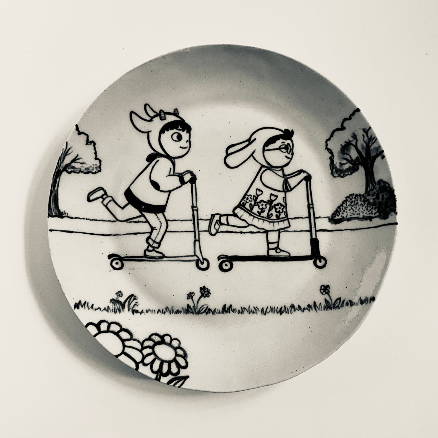 Speedy Scooter Siblings plate