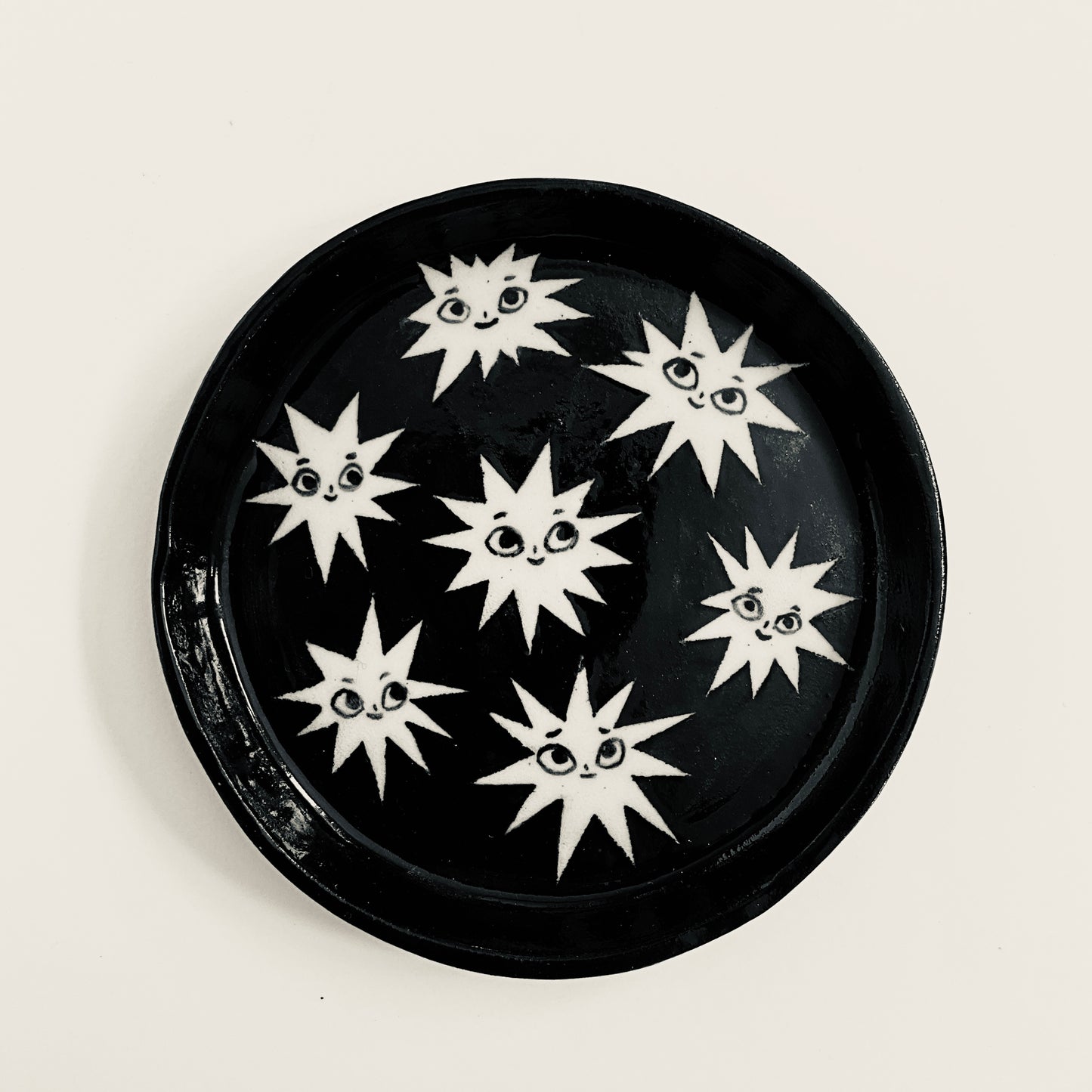 Cute Star Faces small plate