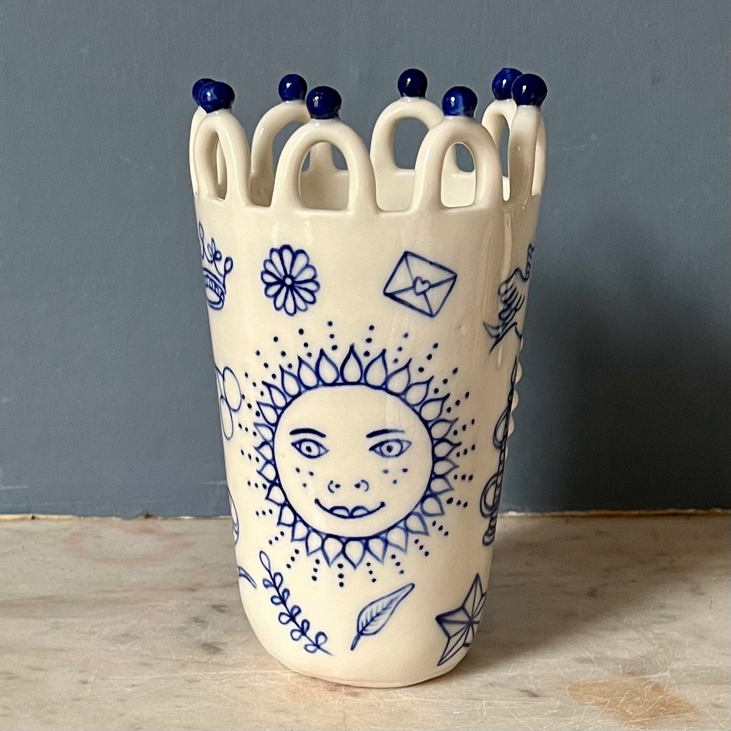 Porcelain Lady with Tattoos