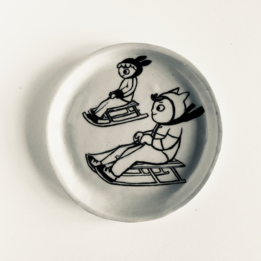 Sledging Race plate