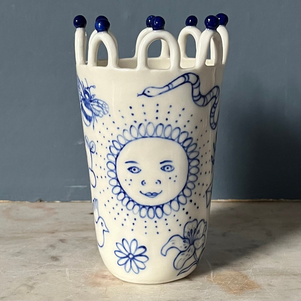 Porcelain Lady with Tattoos