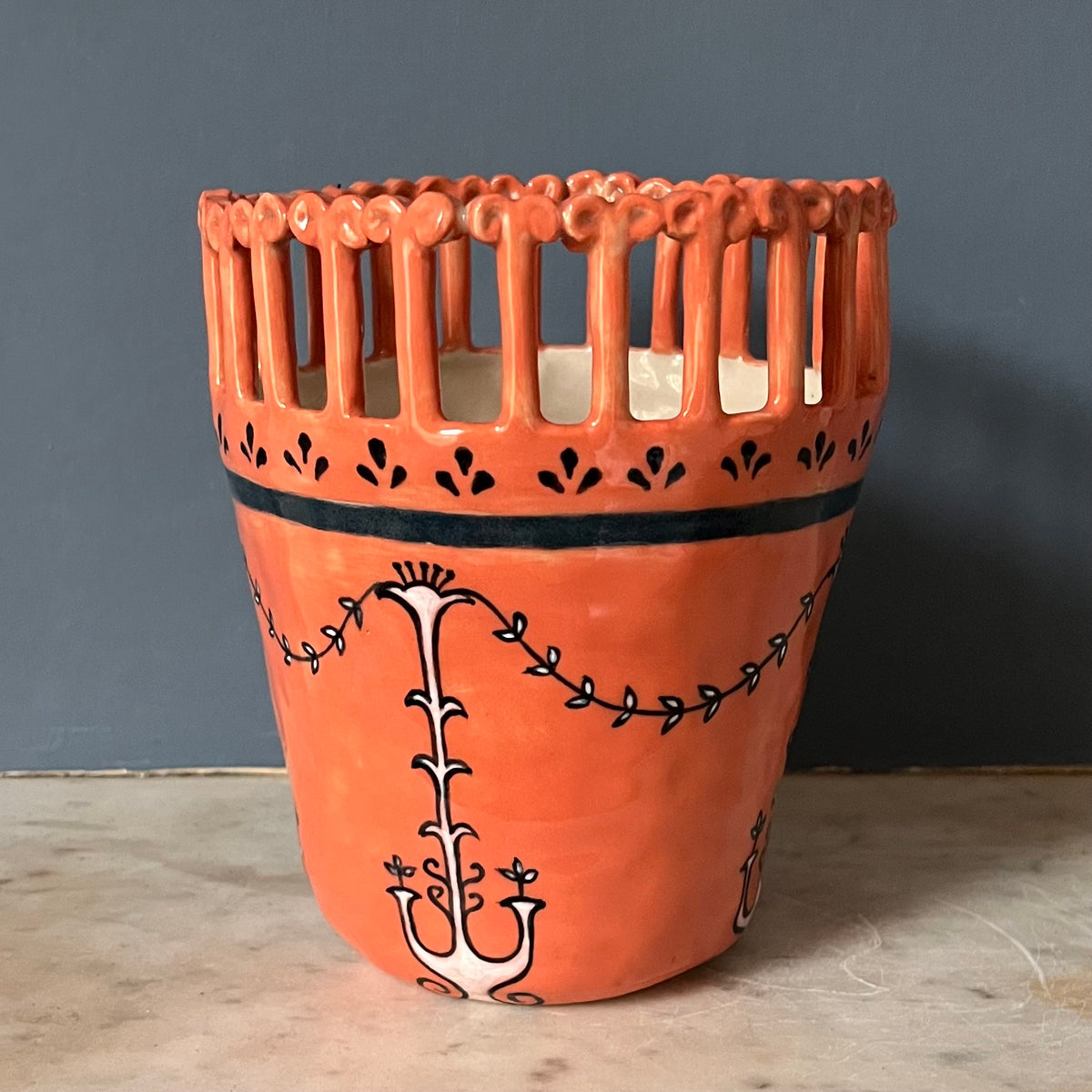 Roman Style Plant Head Pot