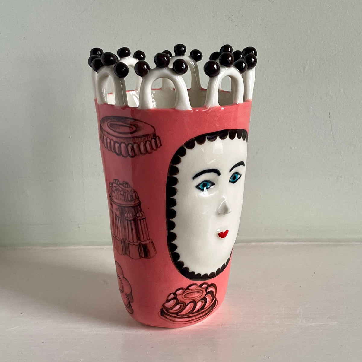 Jelly Mould Lady with Triple Chocolate Drop Crown