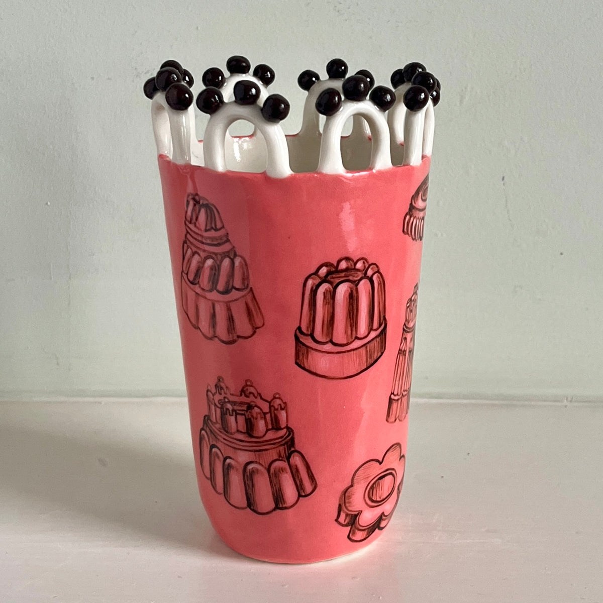 Jelly Mould Lady with Triple Chocolate Drop Crown