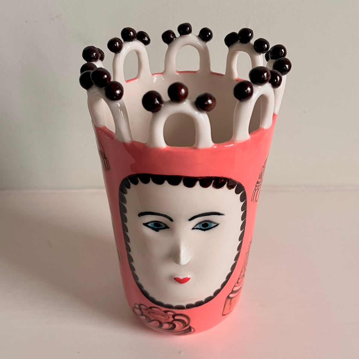 Jelly Mould Lady with Triple Chocolate Drop Crown