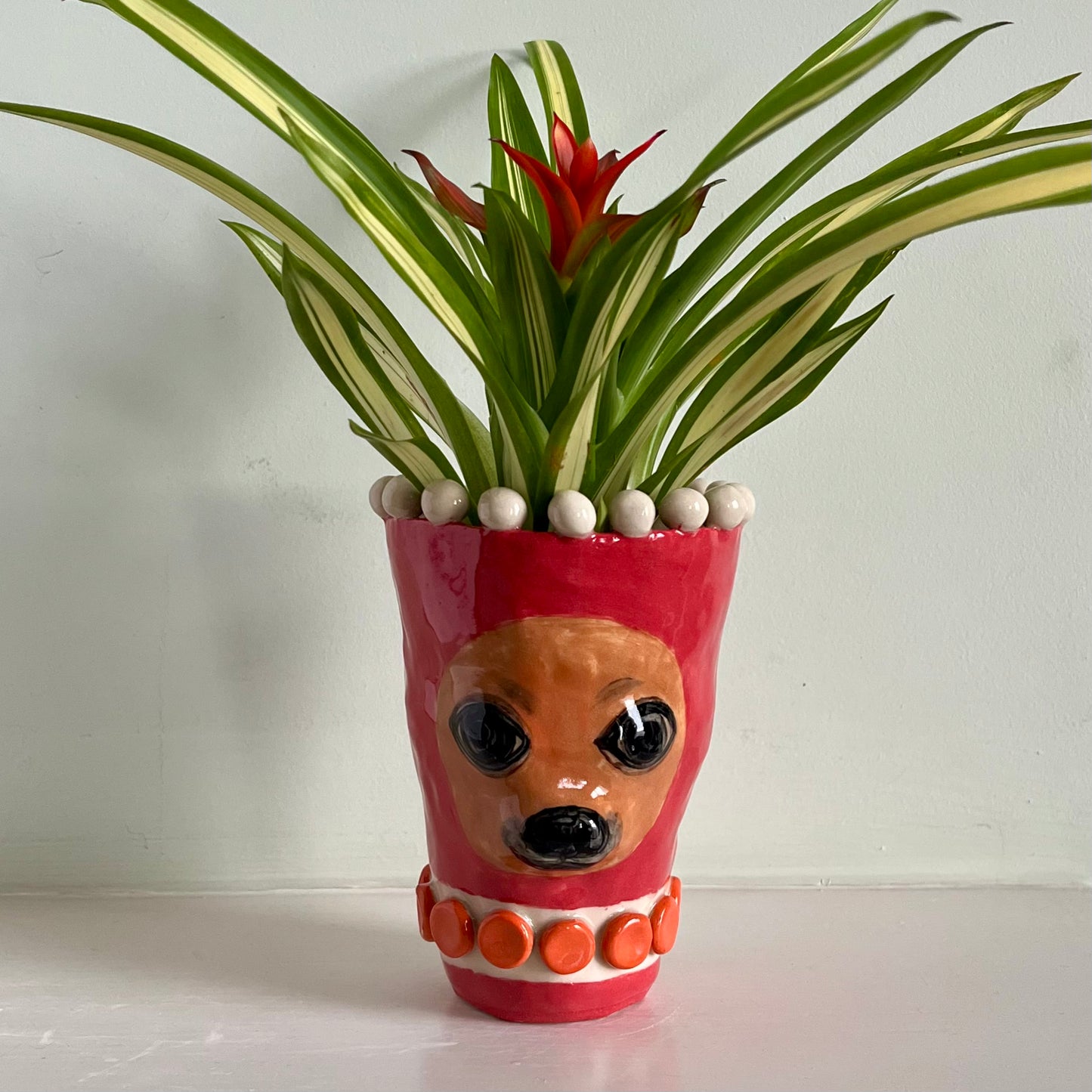 Chihuahua Dog Head Pot