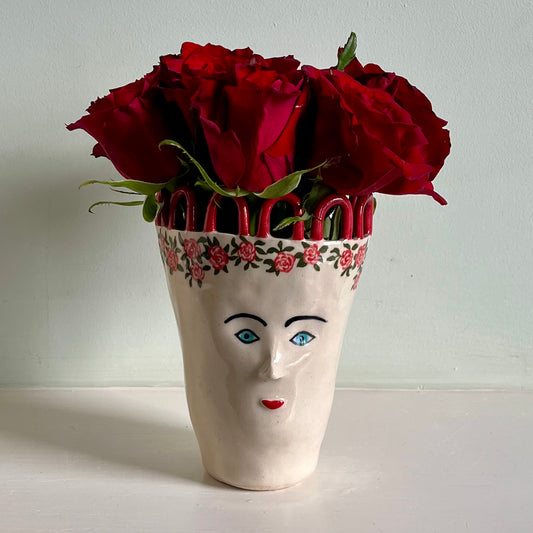Roses Head Pot