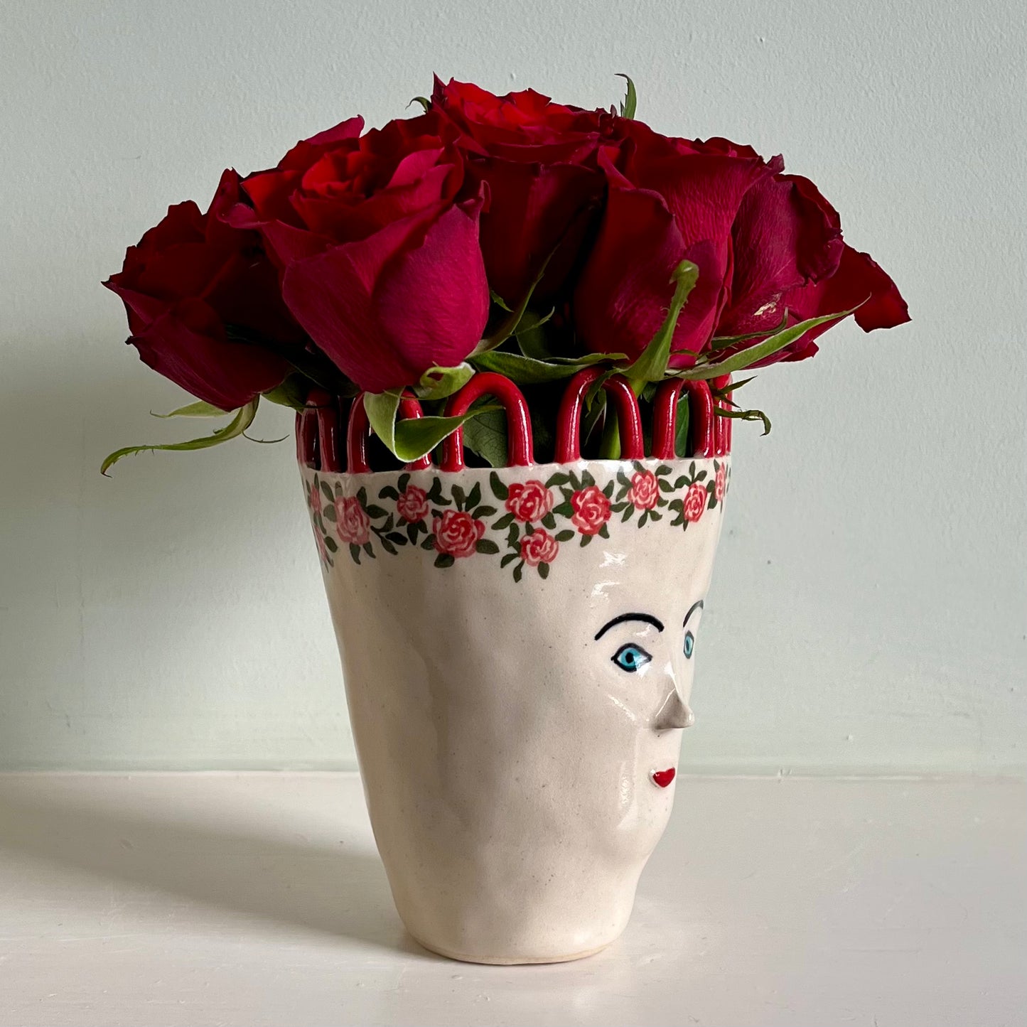 Roses Head Pot