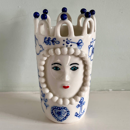 Porcelain Lady with Tattoos
