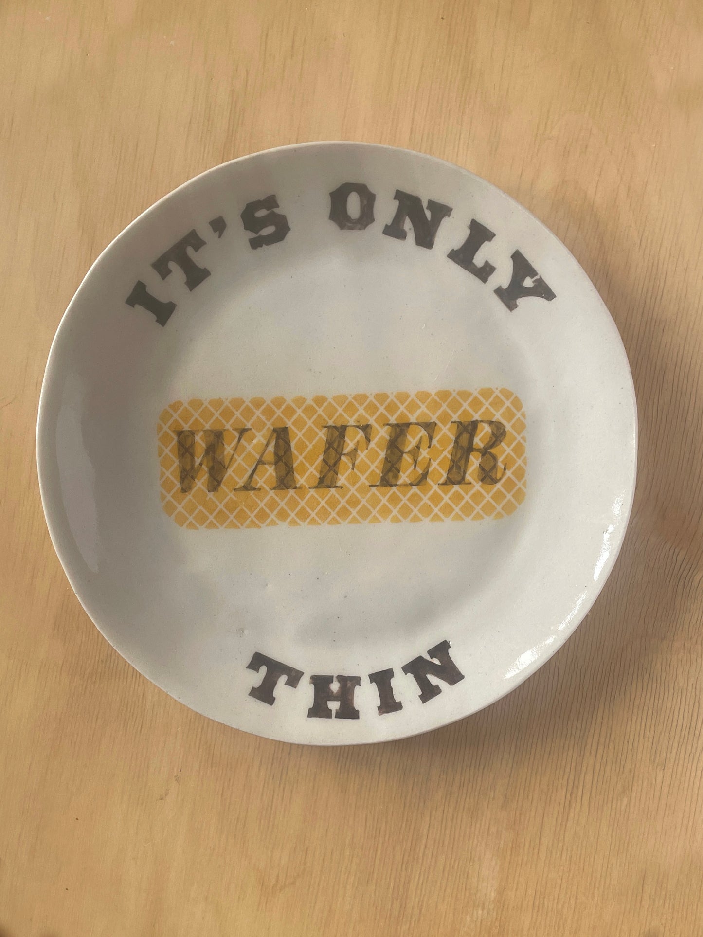 Monty Python – 'It's Only Wafer Thin' Plate