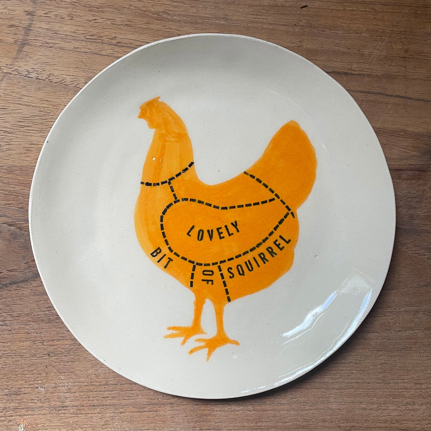 Friday Night Dinner –' Lovely Bit of Squirrel' Plate