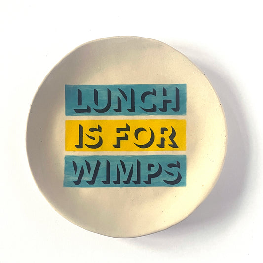 Wall Street – Lunch is for Wimps plate