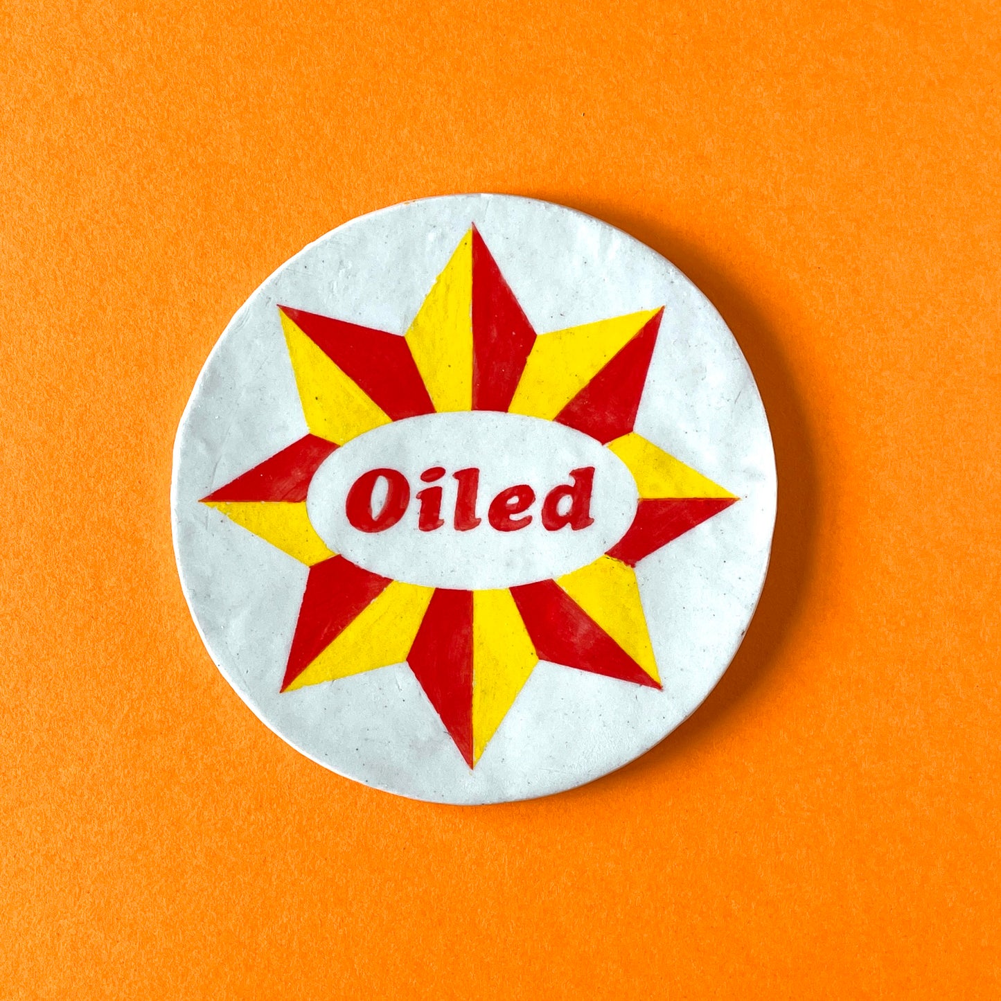 'Oiled' Drinks Coaster