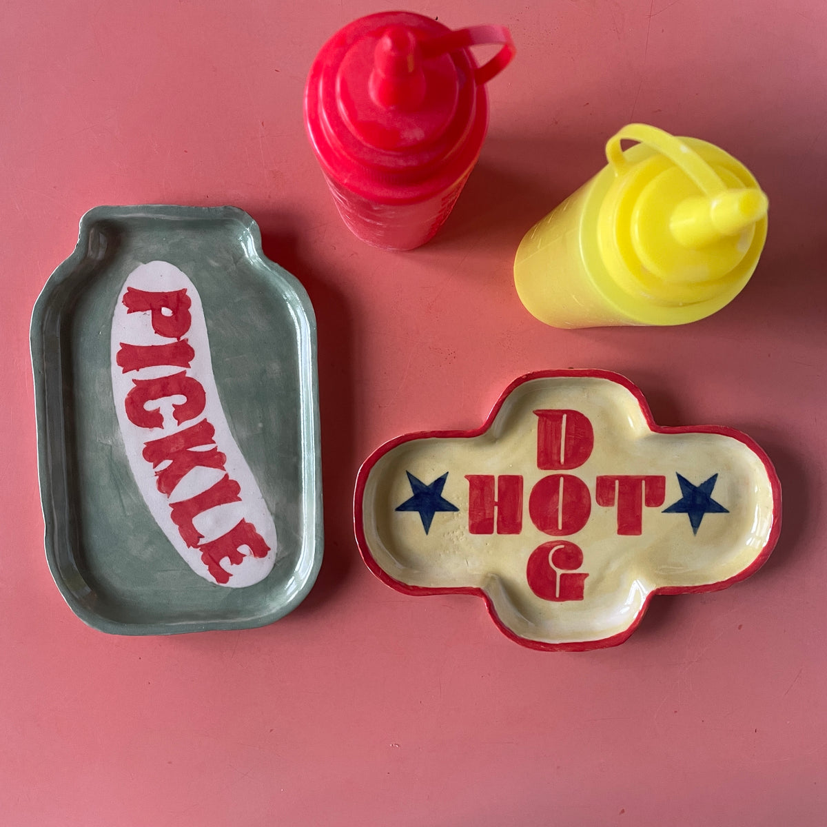 Pickle Stoneware Side Dish