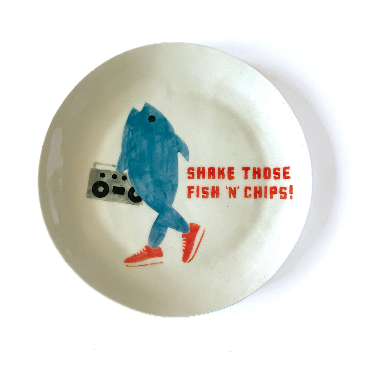 Shake Those Fish 'n' Chips! – Hips Stoneware Plate
