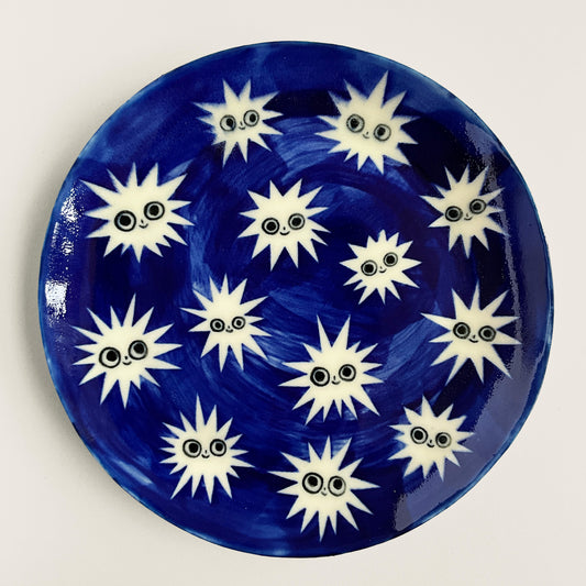 Cute Star Faces 2 plate