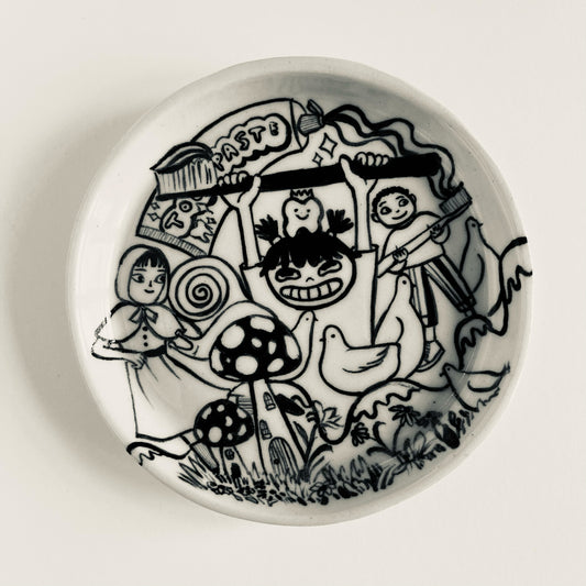 Clean Teeth Enthusiast in an Enchanted Forest plate