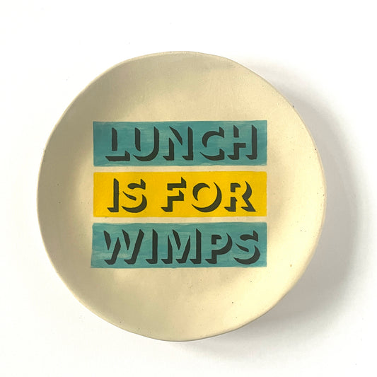 Wall Street – 'Lunch Is For Wimps' Plate